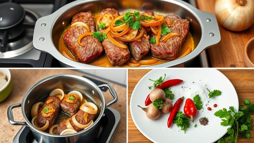 Como Fazer Bife Suculento Acebolado