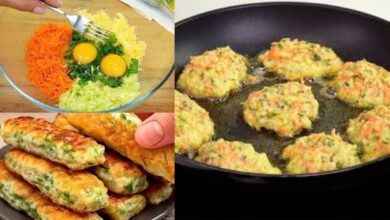 Receita de Bolinho de Batata, Cenoura e Abobrinha